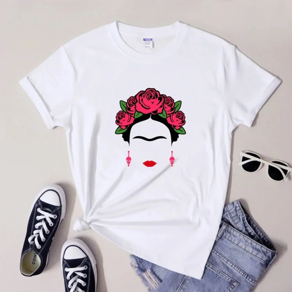 FRIDA Graphic White T-Shirt - Picture 2 of 4